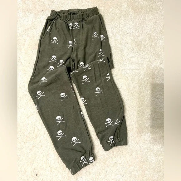 Chaser brand skull knit joggers (sz 7) - Picture 1 of 5